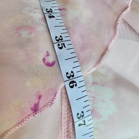 Pink Floral Ruffle Dress - Picture 14 of 15